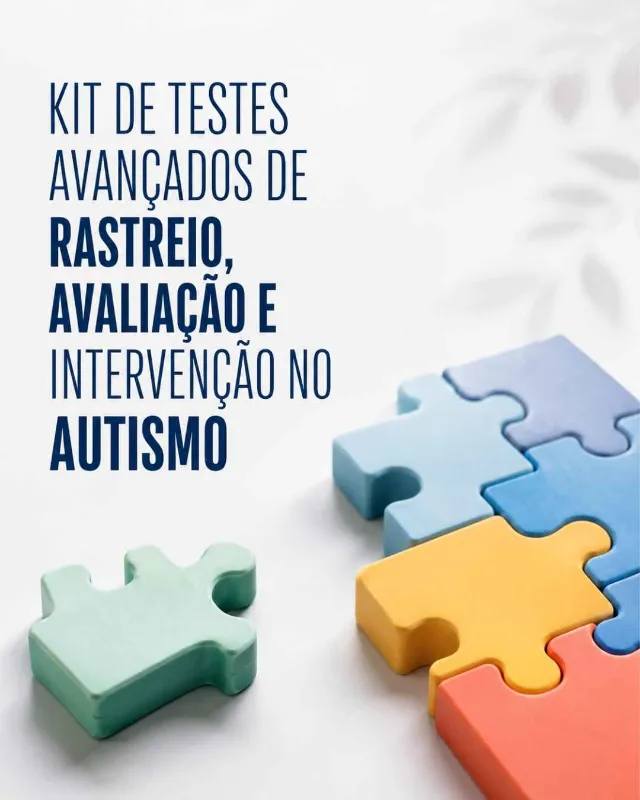 Capa do kit Avaliação e intervenção no autismo