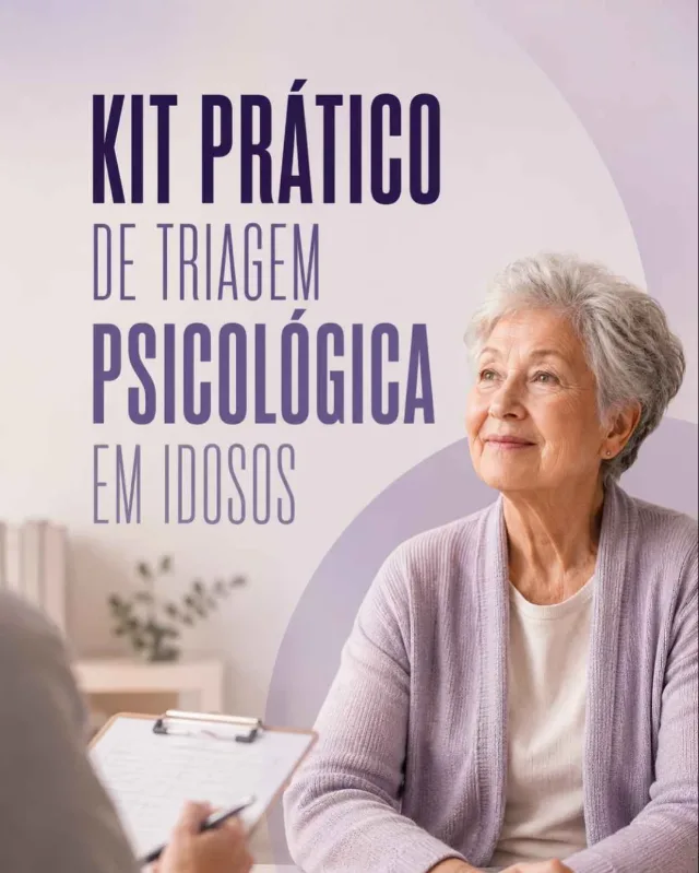 Capa do kit Triagem psicológica em idosos