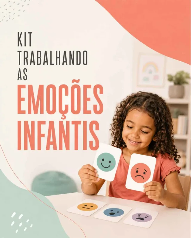 Capa do kit Emoções na infância
