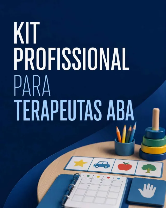 Capa do kit Avaliação e intervenção em ABA