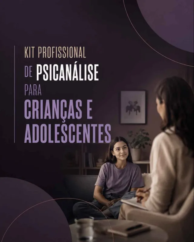Capa do kit Psicanálise para crianças e adolescentes