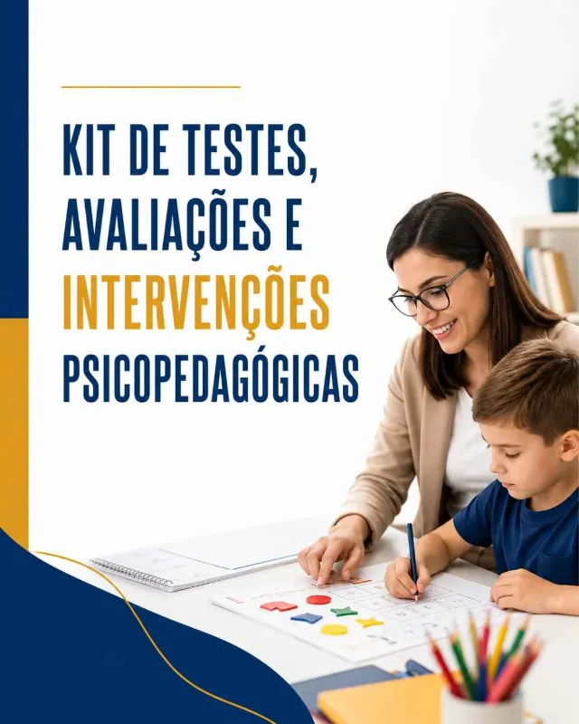 Capa do kit Avaliação e intervenção psicopedagógica