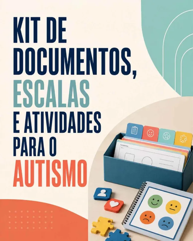 Capa do kit Documentos e atividades para o autismo