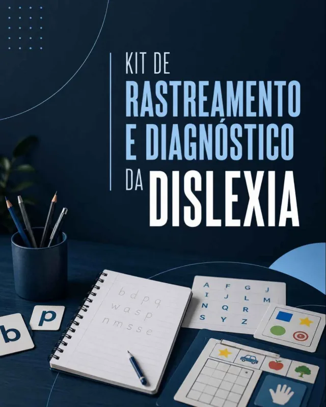 Capa do kit Rastreio e avaliação da dislexia